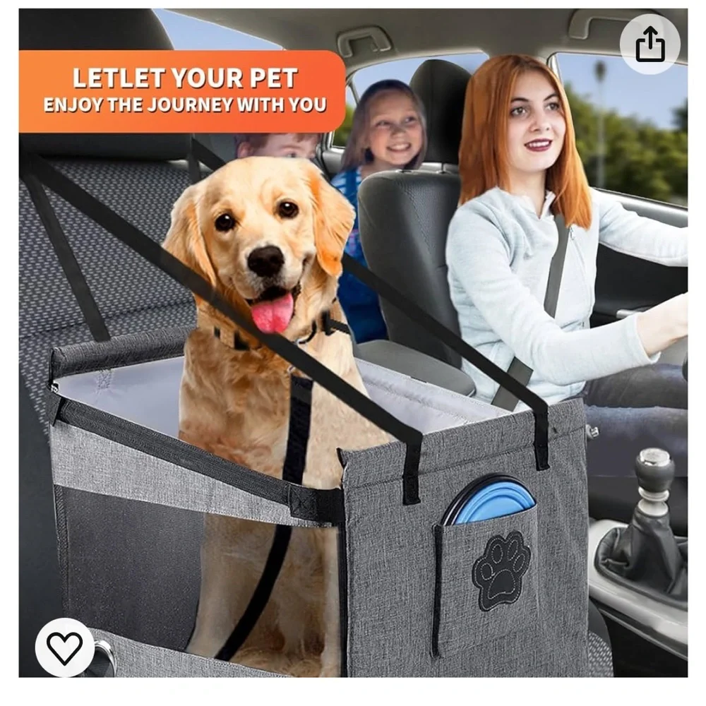 Sunnydeer dog car seat/booster seat for pets up to 45 lbs